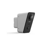 Philips Welcome Camera extérieure motorisée et connectée Eye View Philips-Ultra HD 2K-Detection Formes humaines- Auto-Tracking -sirène intégrée 105dB-batterie de Secours-Vision nocturne-IP66 Noir