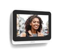 Philips WelcomeEye Connect 3, Moniteur Supplémentaire Visiophone, Écran Tactile 7 Pouces, Qualité Image 3K, Capteur de Proximité, Bouton Appel Urgence, 2 Fils Polarity Protect, Éco-Conçu, Blanc
