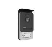 Philips WelcomeEye Outdoor - Platine de Rue Supplémentaire pour Visiophone - Lecteur RFID Intégré - Grand Angle 130° - Vision Nocturne - Installation 2 Fils