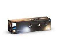 Philips White Ambiance RUNNER Spot barre tube 3x5.5W - Noir (télécommande incluse), compatible Bluetooth G