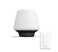 Philips White Ambiance WELLNESS Lampe à poser 1x9.5W - Blanc (télécommande incluse), compatible Bluetooth, fonctionne avec Alexa, Google Assistant et Apple Homekit