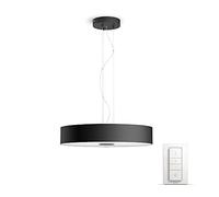 Philips White and Color Ambiance FAIR Suspension 39W - Noir (télécommande incluse), compatible Bluetooth