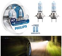 Philips WhiteVision 3700K H7 55W Deux Ampoules Phare Avant DRL Jour Course Lampe