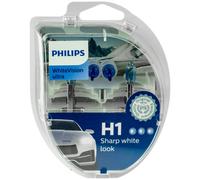 Philips WhiteVision Ultra DuoBox H1 + W5W Halogène 55W 12V Ampoules Auto