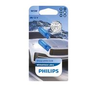 Philips WhiteVision ultra W5W lampe de signalisation, blister de 2 Blanc