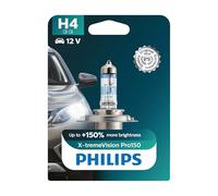 Philips Lampe pour éclairage avant X-tremeVision Pro150 H4 +150% blister de 1