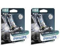 PHILIPS X-tremeVision Pro150 HB4 lampe pour éclairage avant +150%, blister de 1 Blanc (Lot de 2)