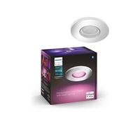 Philips Hue White and Color Ambiance Xamento Spot encastré chrome 1x5.7W, compatible Bluetooth, fonctionne avec Alexa, Google Assistant et Apple Homekit