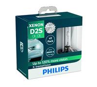 Philips Xenon X-Tremevision D2S, Ampoule Xénon Pour Éclairage Automobile, Jusqu'À 120% De Luminosité En Plus, Lot De 2