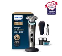 Philips XP9203/30 Rasoir électrique avec système Triple Lift & Cut, lames rotatives 360° Dual SteelPrecision, capteur Pressure Guard, Quick Clean Pod, socle de charge - Noir