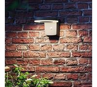 Philips Zonal UltraEfficient, Applique murale solaire d'extérieur ronde, 1,3 W, 3000 K, noire, détecteur de mouvement, IP44, résistante aux intempéries, économie d'énergie