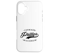 Phillips WI State Devise pour Homme et Femme. Coque pour iPhone 16 Plus