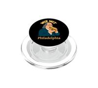 Philly Cheesesteak Wiz Wit Benjamin Franklin Philadelphie PopSockets PopGrip pour MagSafe