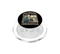 Philly Cheesesteaks Wiz Wit Benjamin Franklin Philadelphie PopSockets PopGrip pour MagSafe