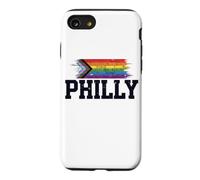 Philly Pride Drapeau de progrès LGBTQ Mur de Briques d'égalité Coque pour iPhone SE (2020) / 7/8