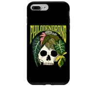 Philodendron House Plant Lover Skull Aroids Pot de Fleurs Coque pour iPhone 7 Plus/8 Plus