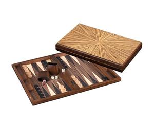 Philos 19-inch Wooden Mykonos Backgammon Set