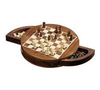 Philos - 2729.0 - coffret d'échecs rond - case de 19 mm magnétique G