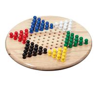 Philos - 3113 - Jeu de l'étoile Halma - rond - Langue : allemand