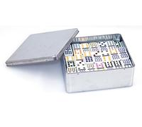 Philos - 3629 - Domino - Double 15 dans boîte de métal