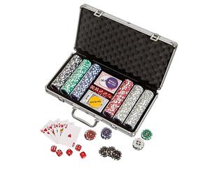 Philos - 3757 - Pokerchips Mallette - Aluminium