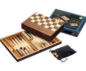 Philos Chess/Backgammon Cassette Champ 32 Mm, Hauteur Du Roi 65 Mm
