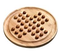 Philos Large Bamboo Solitaire with Wooden Marbles