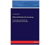 Philos Schrift Über Die Vorsehung