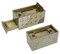 Philos Secret Box Summer 5528 Boîte à puzzle, boîte cadeau, jeu d'astuces en bois