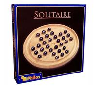 Philos Solitaire Deluxe, jeu de société de stratégie traditionnel pour les 8 ans