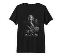 Philosophe des Lumières Voltaire Écrivain français T-Shirt Haut de Gamme
