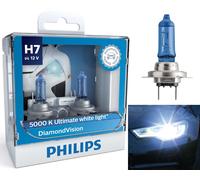 Philosophe Diamond White 5000K H7 55W Deux Ampoules Phares Hauts Remplacer Lampe