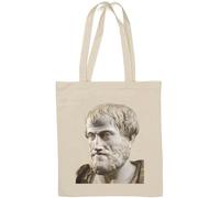 Philosophe grec Aristote Sac fourre-tout en coton naturel Blanc