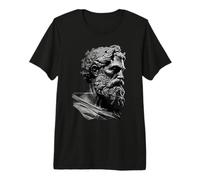 Philosophe Grec Platon T-Shirt Haut de Gamme