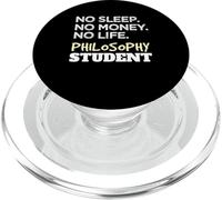 Philosophe Sommeil Argent Vie Philosophie Étudiant PopSockets PopGrip pour MagSafe