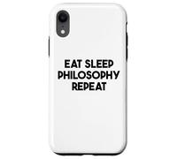 Philosopher Funny - Répétition de la philosophie du Sommeil Coque pour iPhone XR