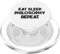 Philosopher Funny - Répétition de la philosophie du Sommeil PopSockets PopGrip pour MagSafe