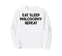 Philosopher Funny - Répétition de la philosophie du Sommeil Sweatshirt