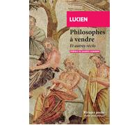 Philosophes à vendre Et autres récits - Lucien de Samosate - Rivages - Poche - Livre