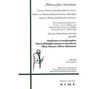 Philosophia Scientiae 98-99 T. 3 / 2 - Mach Poincaré Duhem Boltzmann actes du colloque France-Autriche 29 mai-1er juin 1995 Philosophia scientiae Tome 2 - Revue - Kime - Livre