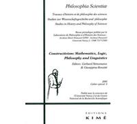 Philosophia Scientiae Cahier Special 6 2006 Constructivism.Mathematics,Logic,Philoso - Collectif - Kime - broché - Revue