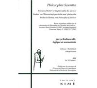 Philosophia Scientiae T. 10 / 1 2006 Jerzy Kalinowski - Collectif - Kime - broché - Revue