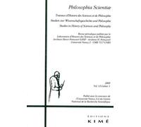 Philosophia scientiae T.13/1 2009 Tome 13 -1 - Collectif - Kime - broché - Revue