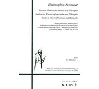 Philosophia Scientiae T. 14 / 1 2010 Numéro 14 - Collectif - Kime - broché - Revue