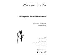 Philosophia scientiae vol. 24/2: Philosophies de la ressemblance