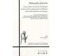 Philosophia Scientiae Volume 14 N° 1/2010