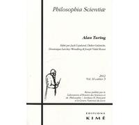 Philosophia Scientiae Volume 16 N°3/2012 - Alan Turing
