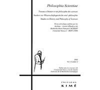 Philosophia Scientiae Volume 4 N° 2/2000