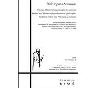 Philosophia Scientiae Volume 7 N° 2/2003