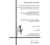 Philosophia Scientiae Volume 8 N° 1/2004 - Le Problème De L'incommensurabilité, Un Demi-Siècle Après